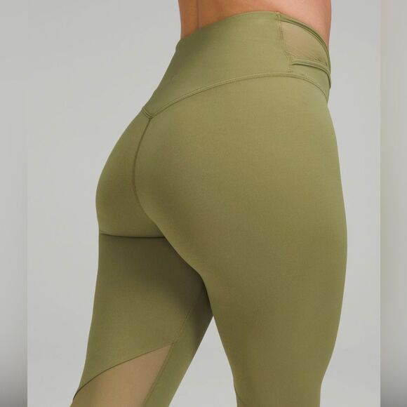 Lululemon Nulu and crisscross mesh stirrup leggings size 4 - Picture 4 of 8